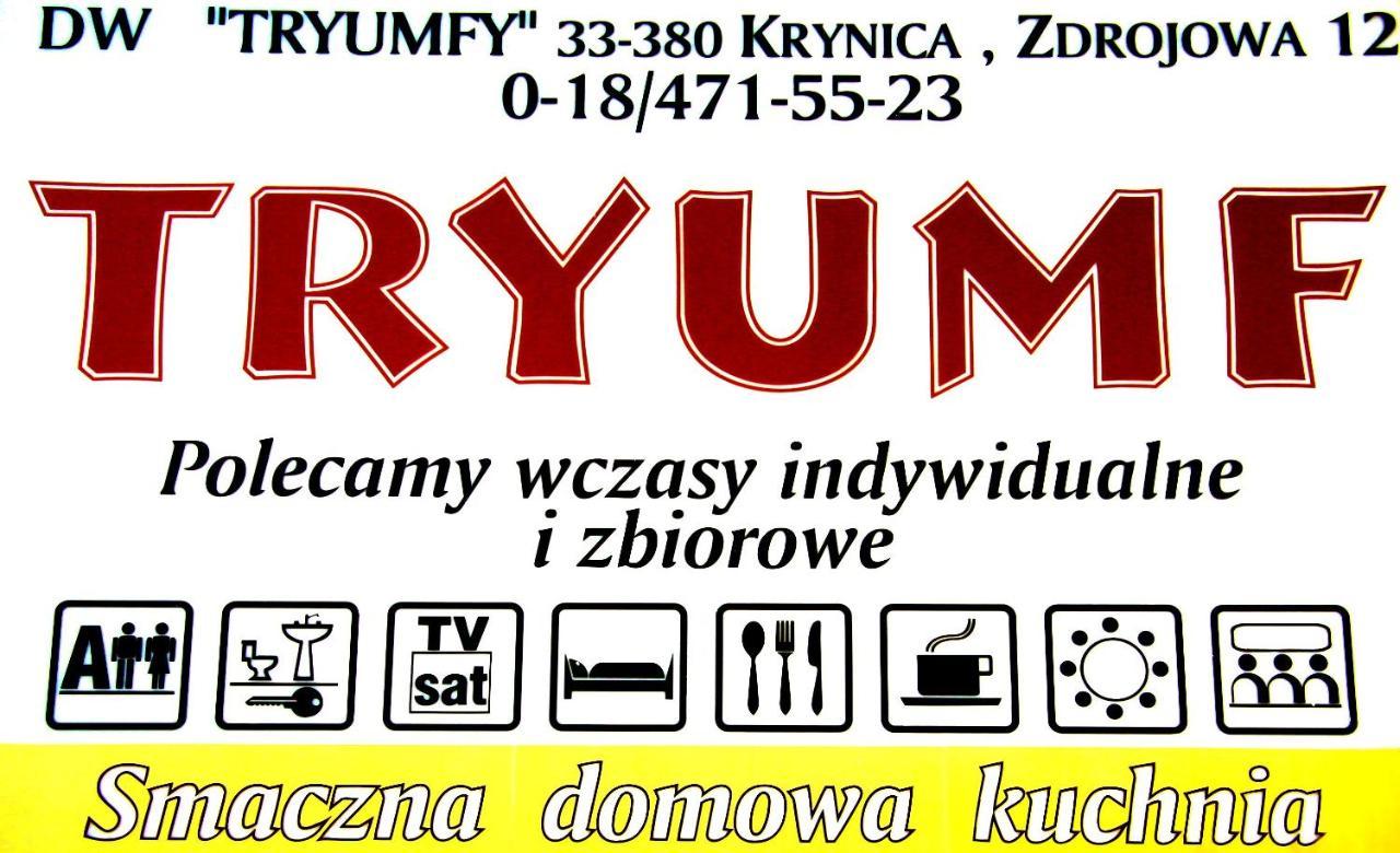 Domy Wczasowe Tryumfy Bed & Breakfast Krynica Zdroj Bagian luar foto